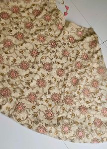 Embroidered Midi Skirt