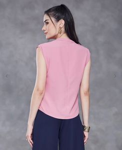 Pink Sleeveless Top