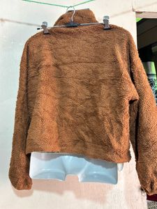 Shein Fuzzy Brown Jacket