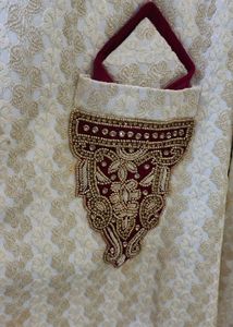 Elegant Cream Sherwani