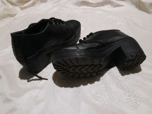 Black Platform Ankle Boots