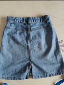 Denim Skirt Kids Size 8