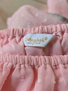 Trendy Pink Off-Shoulder Crop Top