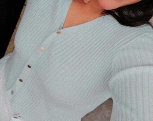 Cute Light Blue Cardigan