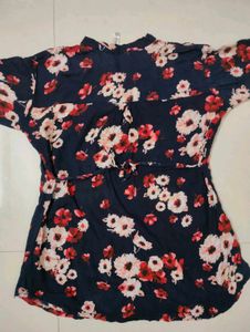 Colorful Flower ful Top