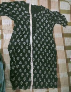 Black And White Kurta Set