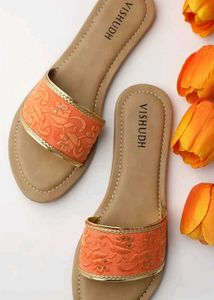Vishudh Embellished Open Toe Flats