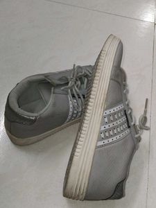 Stylish Grey Casual Shoes