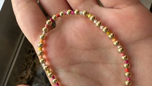 Gold Beaded Bracelet