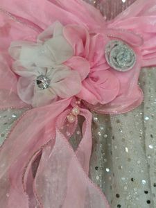 5 years old girl floor touch beautiful gown