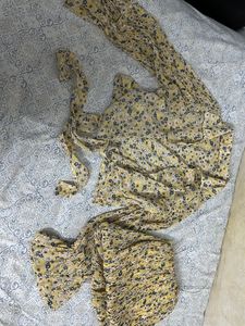 Yellow Printed Top