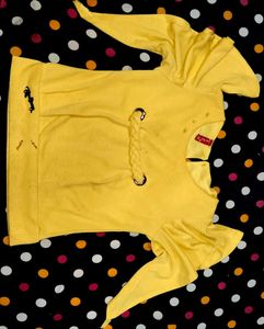 Yellow Top &amp; Versace Pants Set