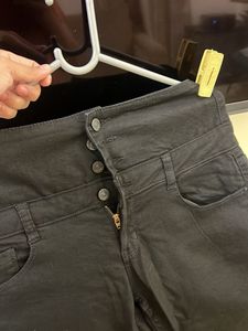 Black High-Waisted Pants