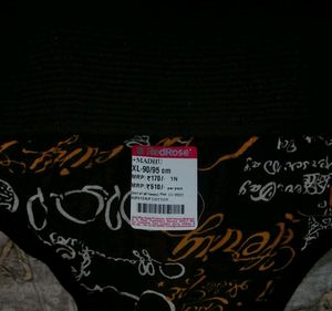 Branded Red Rose New Panties 3 in A Set
