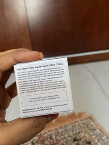 Klairs Freshly Juiced Vitamin E Mask