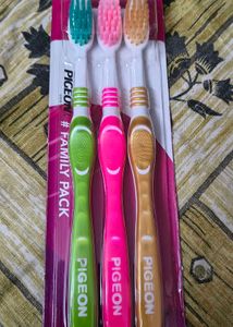 Pigeon Toothbrush (3-Pack)