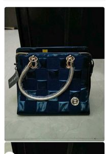 Blue Hand Bag New With Tag