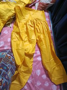 Yellow Embroidered Kurta Set