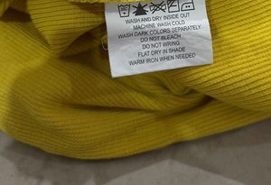 Yellow Tie-Front Crop Top