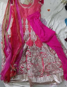 Pink Embroidered Kurta Set