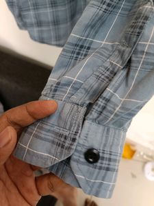 M Size Check Shirt