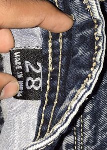 Vintage Wash Denim Jeans