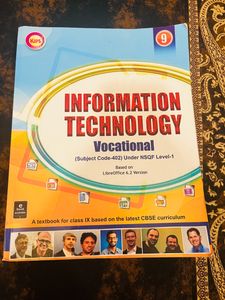 Information Technology (IT) Book Class 9