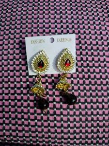 💥💥 GOLD &amp; RED EARRING💥💥