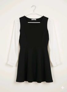 Chic Black & White Dress