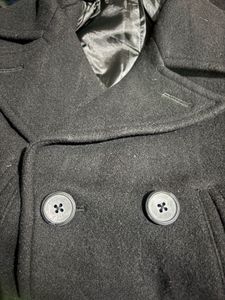 Classic Black Pea Coat