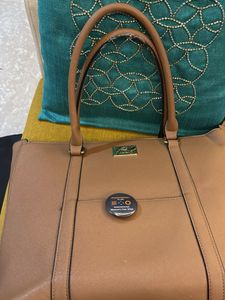 Tan Satchel Handbag