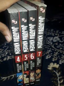 Combo Of JUJUTSU kaisen Manga Vol 4,5,6,7