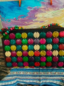 Multi Colour Sling Bag From Goa New