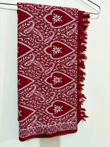 Red Paisley Print Dupatta