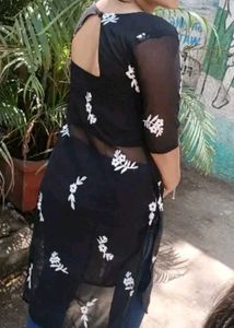 Kalika Georgette With Embroidery Pure Dhaga Kurt