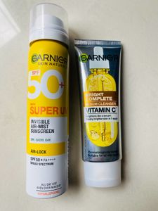 Garnier Sunscreen and Cleanser Duo