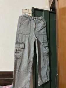 Gray Cargo Pants