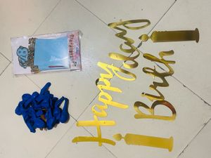 Baby Month Birthday Decoration