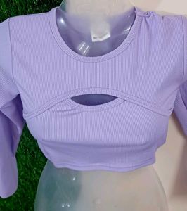 Chic Cutout Crop Top