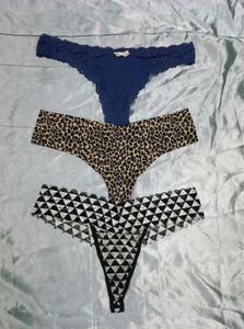 Imported Victoria's secret thongs pack of 3