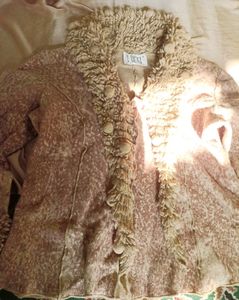 Unique Fuzzy Trim Jacket