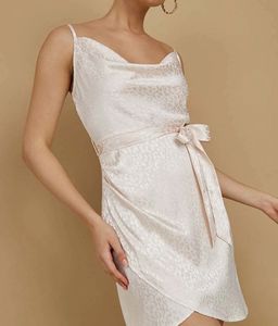 Cowl Neck Mini Dress