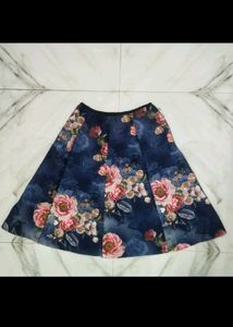 Floral Print Skirt