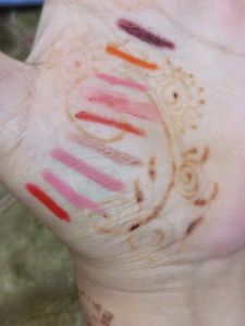 Set Of 9 Lipliner&#39;s 8IsTrue Lips One Ads