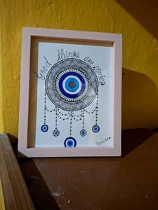 Evil Eye Mandala Art Frame