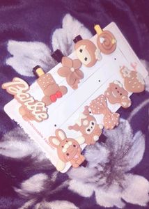 Cute Cartoon Hair Clip Set