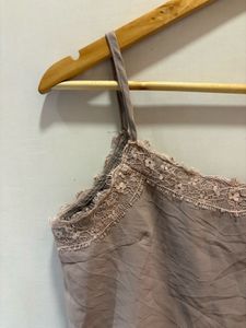 Beautiful Lace Trim Cami Top