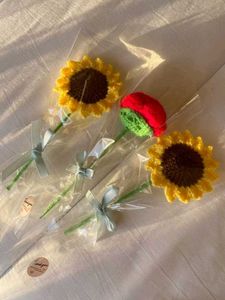 Sunflower With Flower Combo