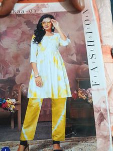 (Fresh Piece)top Pant Co-ord Set