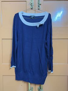 Blue Wollen Top